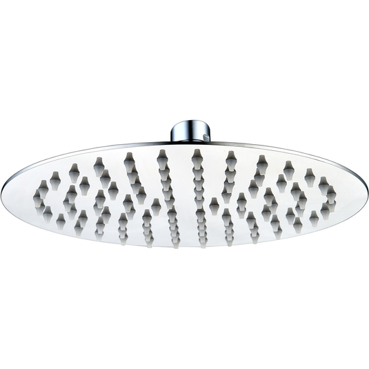 Ruby 250mm Round Ultraslim Showerhead - St/Steel - RUBY105862 - Bathroom Shack