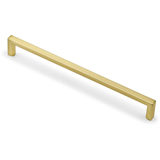 Ruby 330mm Slim D-Shape Handle - Brushed Brass - RUBY106209 - Bathroom Shack