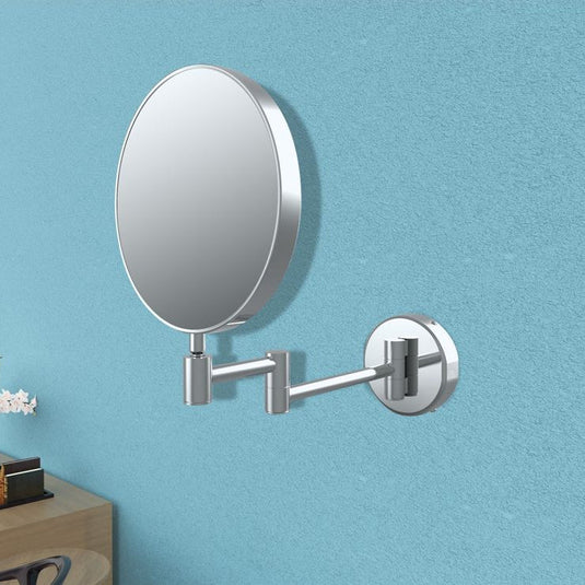 Ruby Athena Round Cosmetic Mirror - Chrome - RUBY107592 - Bathroom Shack