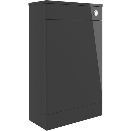 Ruby Bentley 500mm Floor Standing WC Unit - Anthracite Gloss - RUBY103310 - Bathroom Shack