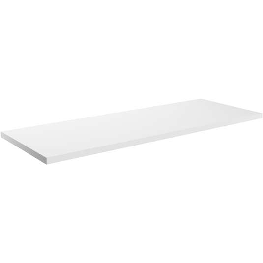 Ruby Bentley Laminate Worktop (1200x460x18mm) - White Gloss - RUBY106914 - Bathroom Shack