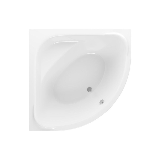 Ruby Blue Standard 1350x1350x620mm 0TH Corner Bath w/Legs - RUBY105677 - Bathroom Shack