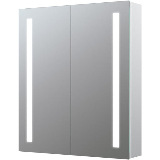 Ruby Bonnie 600mm 2 Door Front-Lit LED Mirror Cabinet - RUBY106298 - Bathroom Shack
