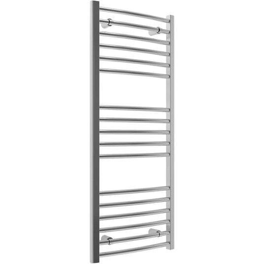 Ruby Bonnie Curved 30mm Ladder Radiator (600x1200x30mm) - Chrome - RUBY102978 - Bathroom Shack