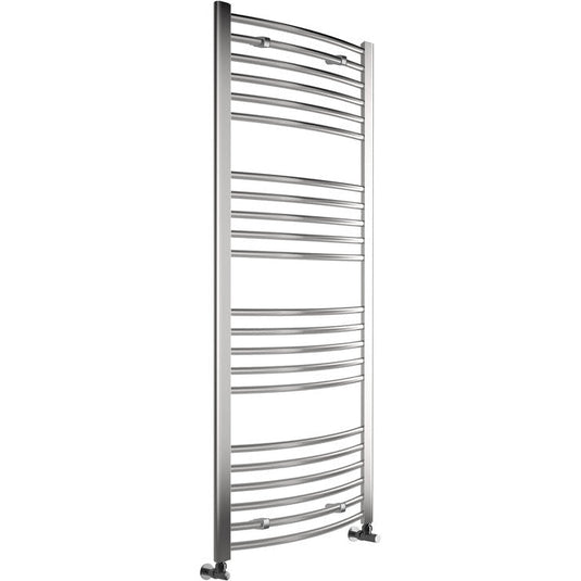 Ruby Bonnie Curved 30mm Ladder Radiator (600x1600x30mm) - Chrome - RUBY102979 - Bathroom Shack