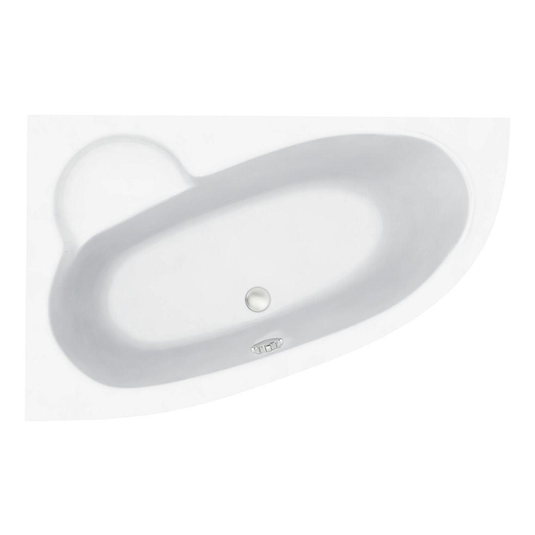 Ruby Brody 1500x950x600mm 0TH Offset Corner Bath w/Legs (LH) - RUBY105672 - Bathroom Shack