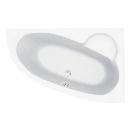 Ruby Brody 1500x950x600mm 0TH Offset Corner Bath w/Legs (RH) - RUBY105673 - Bathroom Shack