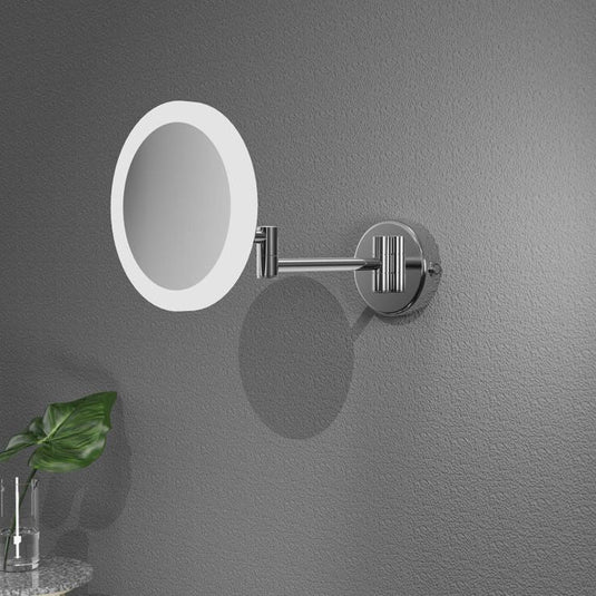Ruby Cash Round LED Cosmetic Mirror - Frameless - RUBY107591 - Bathroom Shack