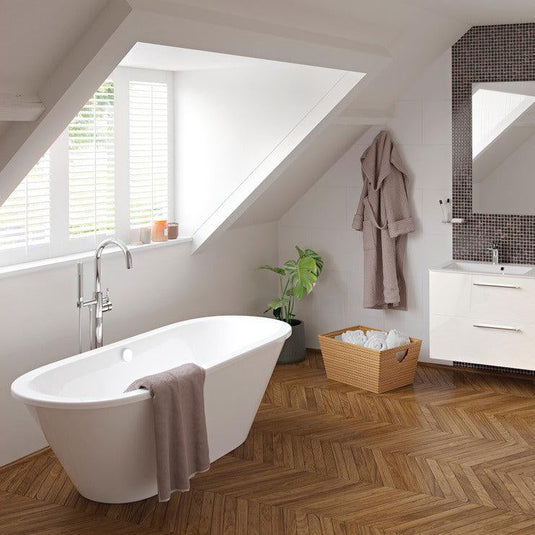 Ruby Coco Freestanding 1700x755x570mm 0TH Bath - RUBY3320 - Bathroom Shack