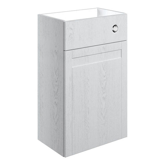 Ruby Cookie 500mm WC Unit - Satin White Ash - RUBY104056 - Bathroom Shack