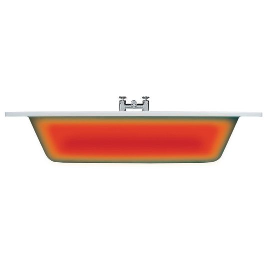 Ruby Cosmo Back To Wall SUPERCAST 1700x750x600mm 0TH Bath w/Legs - RUBY105669 - Bathroom Shack