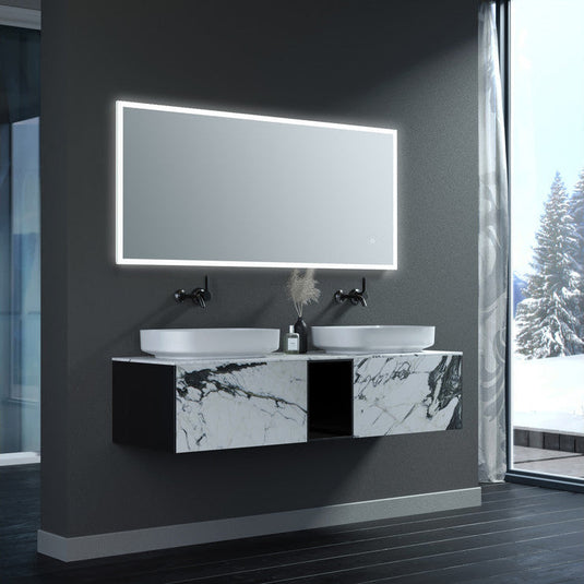Ruby Dixie 600x1200mm Rectangle Edge-Lit LED Mirror - RUBY106282 - Bathroom Shack