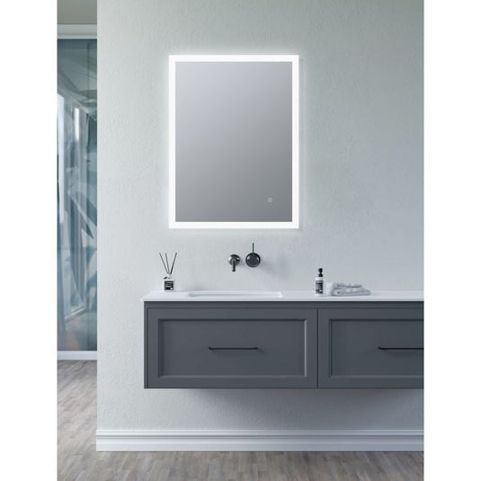 Ruby Dixie 600x800mm Rectangle Edge-Lit LED Mirror - RUBY106283 - Bathroom Shack