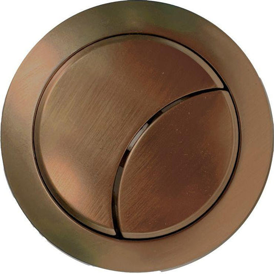 Ruby Dual Push Button (Cable) - Brushed Bronze - RUBY109030 - Bathroom Shack