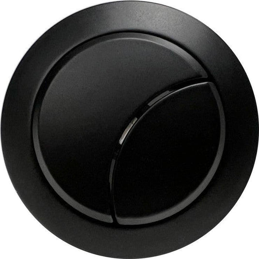 Ruby Dual Push Button Cover (Cable) - Matt Black - RUBY106324 - Bathroom Shack