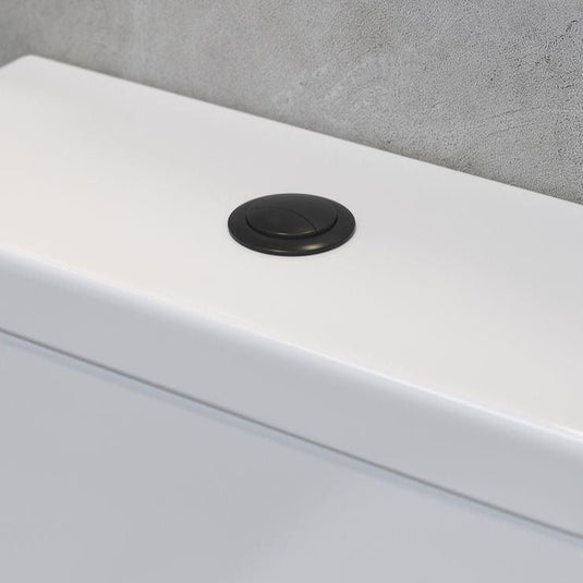 Ruby Dual Push Button Cover (Cable) - Matt Black - RUBY106324 - Bathroom Shack