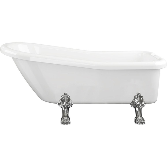 Ruby Ember Freestanding 1530x670x760mm 2TH Bath w/Feet - RUBY102811 - Bathroom Shack