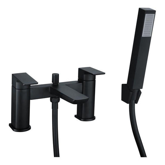 Ruby Ghost Bath/Shower Mixer - Matt Black - RUBY105794 - Bathroom Shack
