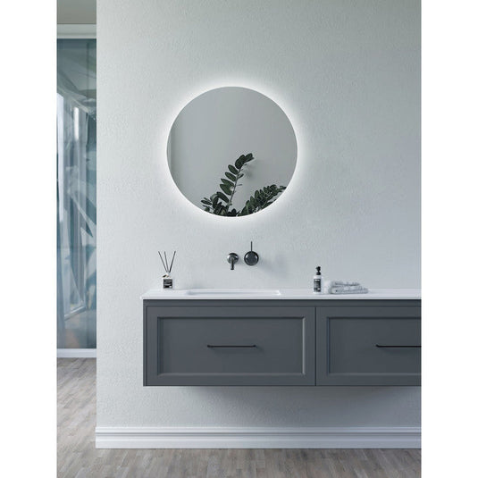 Ruby Ginger 600mm Round Back-Lit LED Mirror - RUBY106279 - Bathroom Shack