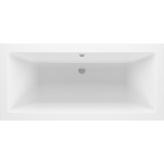 Ruby Gunner Square Double End 1700x800x550mm 0TH Bath w/Legs - RUBY105653 - Bathroom Shack