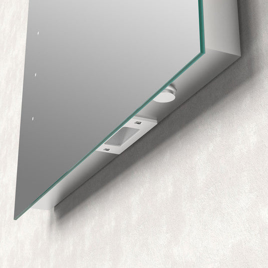 Ruby Karl 400x600mm Rectangle Battery-Operated LED Mirror - RUBY106248 - Bathroom Shack