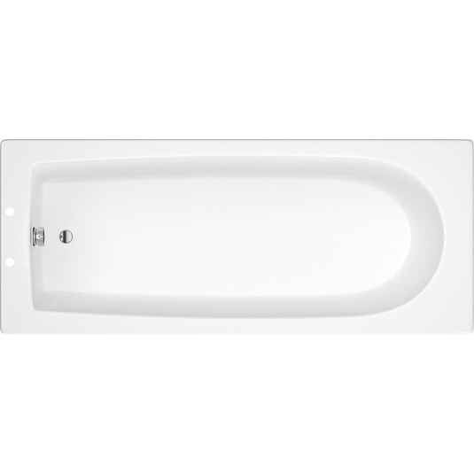 Ruby Kilo D Shape Single End 1700x700x550mm 2TH Bath w/Legs - RUBY105639 - Bathroom Shack