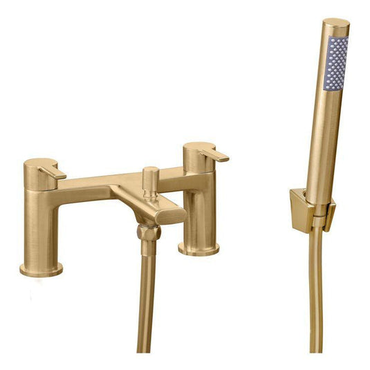 Ruby King Bath/Shower Mixer - Brushed Brass - RUBY108101 - Bathroom Shack