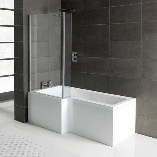 Ruby L-Shape Single End 1700x700-850x410mm 0TH Bath Only (LH) - RUBY103898 - Bathroom Shack