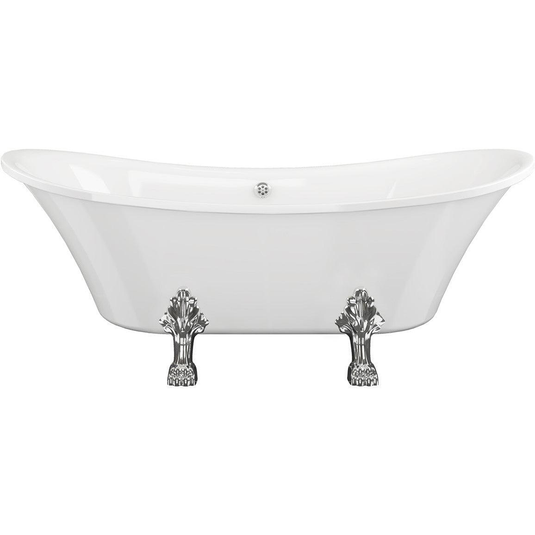 Ruby Lilo Freestanding 1760x710x775mm 0TH Bath w/Feet - RUBY102817 - Bathroom Shack