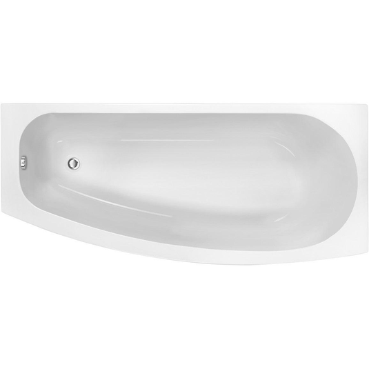 Ruby Loki Space Saving 1700x740x560mm 0TH Bath w/Legs (RH) - RUBY105660 - Bathroom Shack