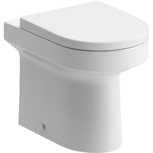 Ruby Missy Rimless Back To Wall WC & Soft Close Seat - RUBY1935 - Bathroom Shack