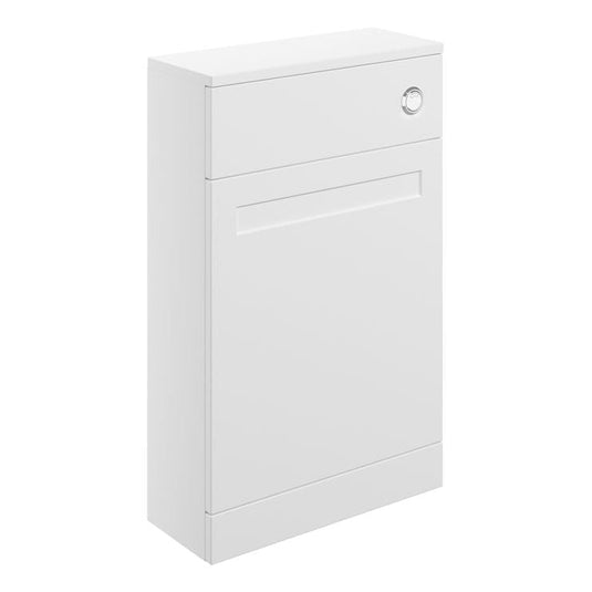 Ruby Mocha 500mm Floor Standing WC Unit - Matt White - RUBY108523 - Bathroom Shack