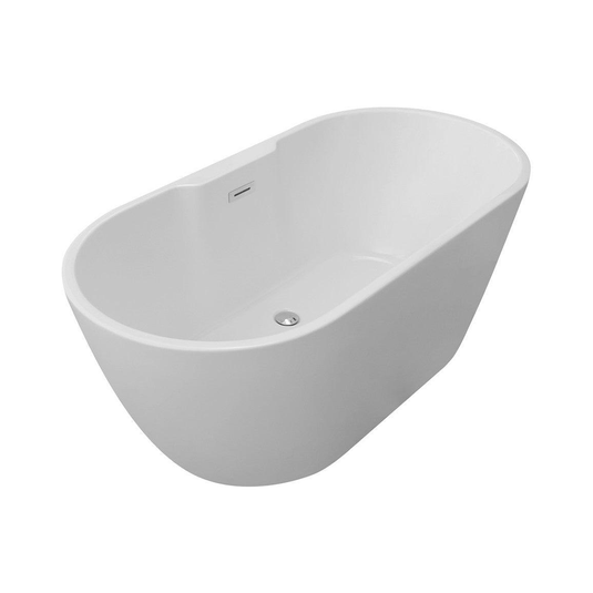 Ruby Olive Freestanding 1655x745x580mm 0TH Bath - White - RUBY104125 - Bathroom Shack