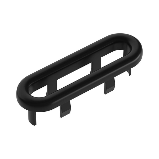 Ruby Oval Overflow Ring - Matt Black - RUBY106331 - Bathroom Shack