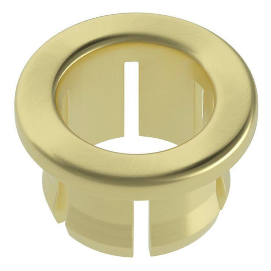 Ruby Overflow Ring - Brushed Brass - RUBY107439 - Bathroom Shack