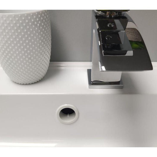 Ruby Overflow Ring for Resin Basins - White - RUBY108658 - Bathroom Shack