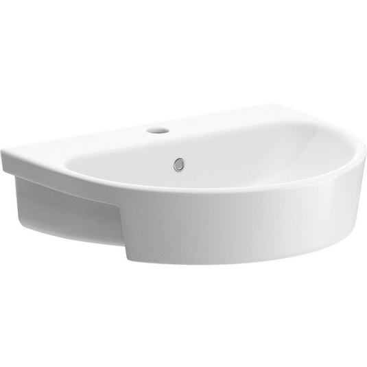 Ruby Bailey 450x320mm 1TH Cloakroom Basin & Chrome Bottle Trap - RUBY1780 - Bathroom Shack