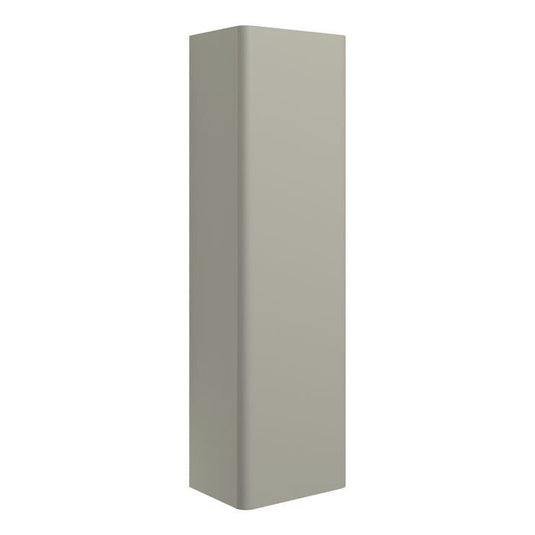 Ruby Penny 350mm Wall Hung 1 Door Tall Unit - Matt Latte - RUBY108925 - Bathroom Shack
