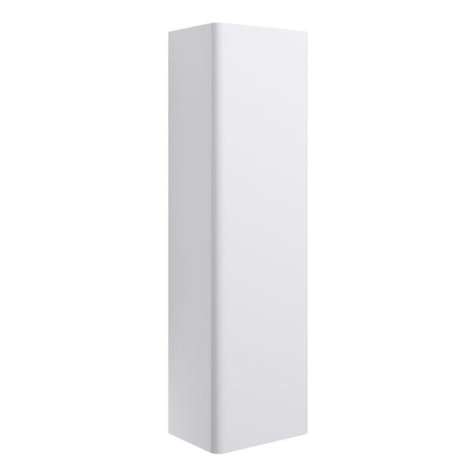 Ruby Penny 350mm Wall Hung 1 Door Tall Unit - Matt White - RUBY108924 - Bathroom Shack