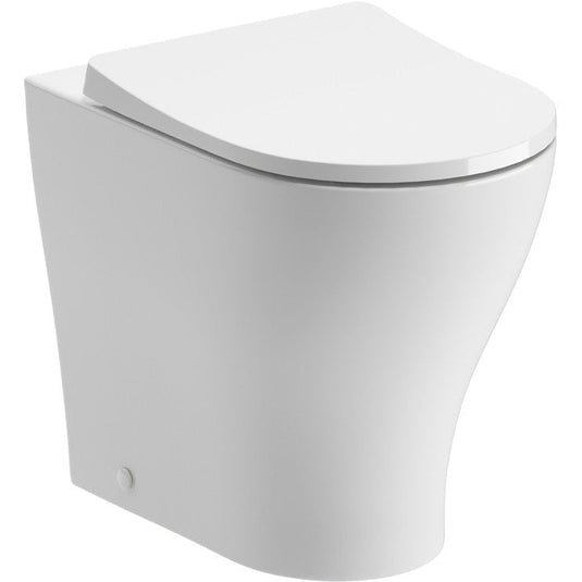 Ruby Piper Rimless Back To Wall WC & Soft Close Seat - RUBY106141 - Bathroom Shack