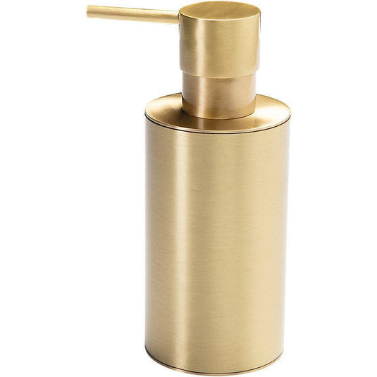 Ruby Remi Wall Mounted Soap Dispenser - Brushed Brass - RUBY105482 - Bathroom Shack