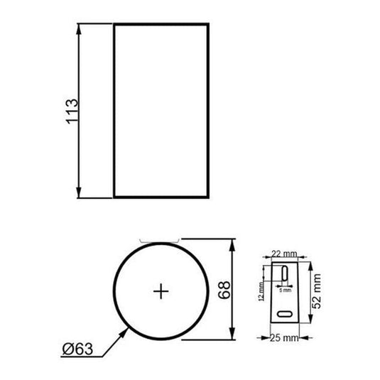 Ruby Remi Wall Mounted Tumbler - Chrome - RUBY101676 - Bathroom Shack