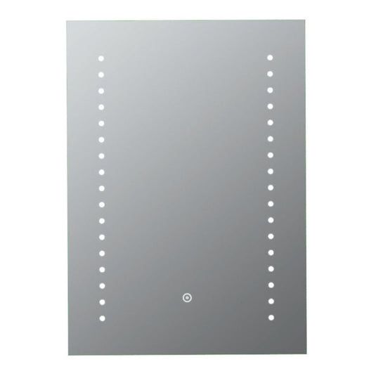 Ruby Roland 500x700mm Rectangle Front-Lit LED Mirror - RUBY108106 - Bathroom Shack