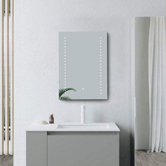 Ruby Roland 600x800mm Rectangle Front-Lit LED Mirror - RUBY108107 - Bathroom Shack