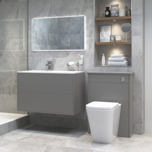Ruby Roo Rimless Back To Wall Short Projection WC & Soft Close Seat - RUBY106148 - Bathroom Shack