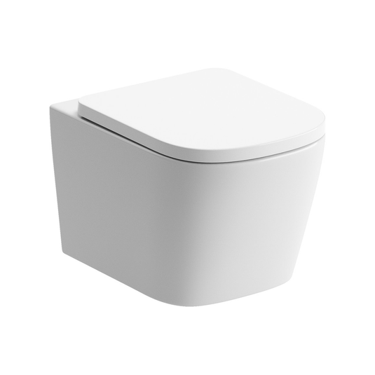 Ruby Roo Rimless Wall Hung WC & Soft Close Seat - RUBY1890 - Bathroom Shack