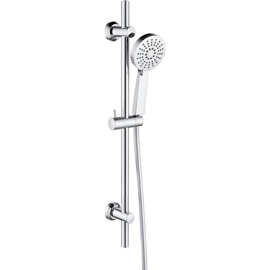 Ruby Round Premium Slider Rail Kit & 3 Mode Handset - Chrome - RUBY105852 - Bathroom Shack