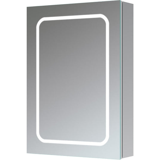 Ruby Roxie 500mm 1 Door Front-Lit LED Mirror Cabinet - RUBY106295 - Bathroom Shack