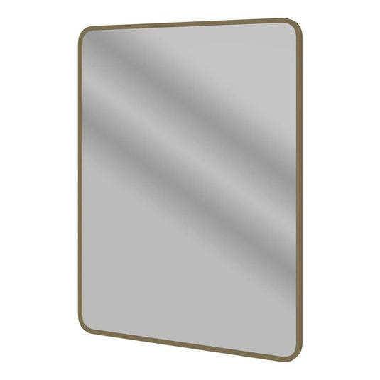Ruby Sadie 600x800mm Rectangle Mirror - Brushed Bronze - RUBY109008 - Bathroom Shack