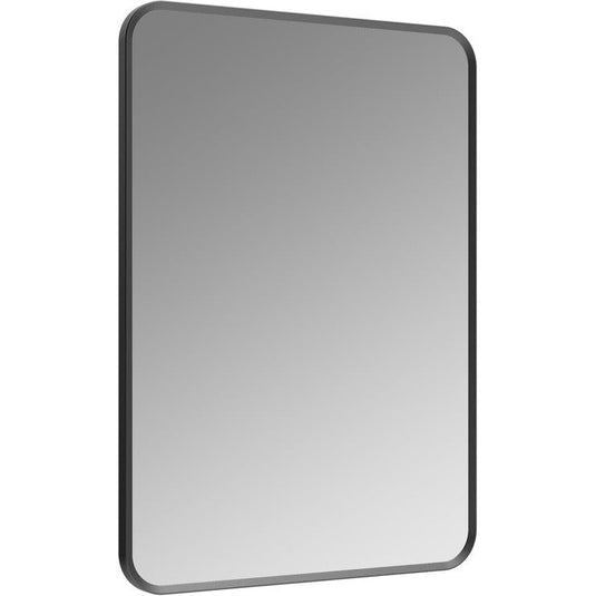 Ruby Sadie 600x800mm Rectangle Mirror - Matt Black - RUBY106269 - Bathroom Shack